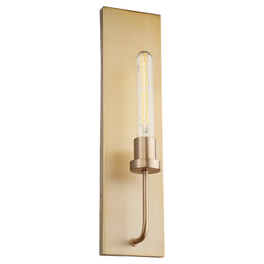 Quorum Sheridan 512-1-80 Wall Mount - Aged Brass