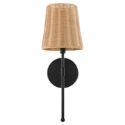 Quorum Fairview 5123-1-59 Wall Mount, UL Damp Rated, Matte Black