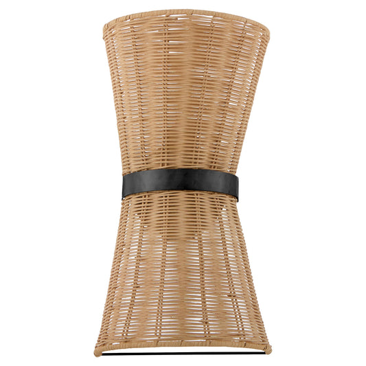 Quorum Fairview 5123-59 Sconce, UL Damp Rated, Matte Black