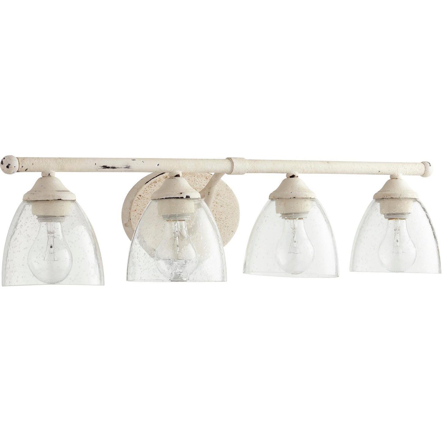 Quorum Brooks 5150-4-70 Vanity - Persian White W/ Clear/seeded