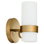 Quorum Sojourn 5169-1-47 Wall Mount, UL Damp Rated, Brushed Brass