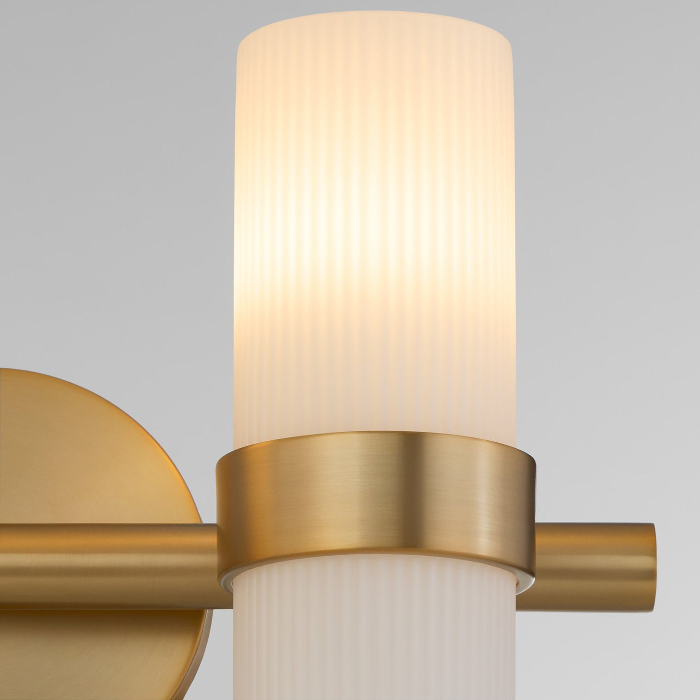 Oxygen Lighting Sojourn 5169-2-47 Vanity Light Fixture, UL Damp Rated, Brushed Brass