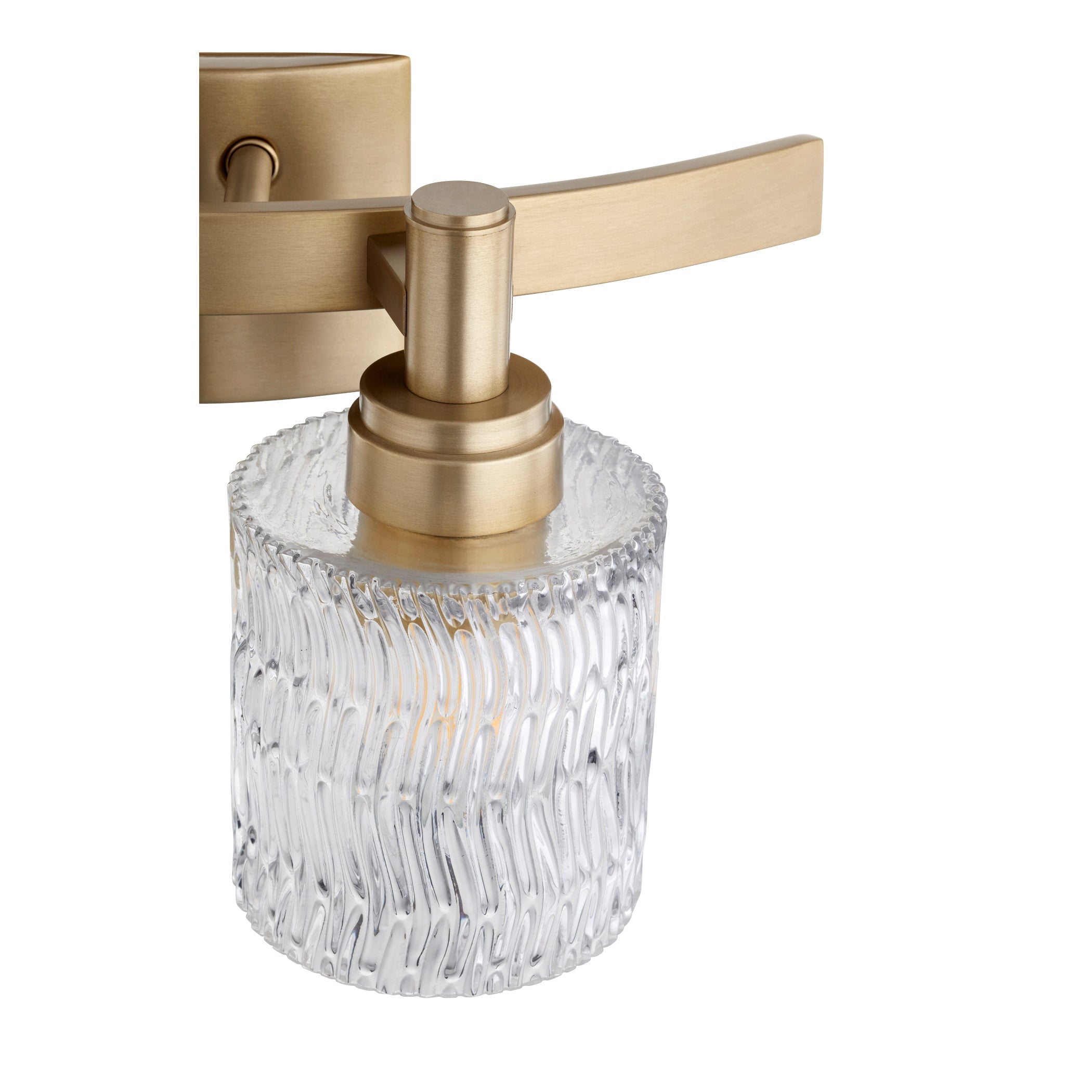 Quorum Stadium 5184-2-80 Vanity - Aged Brass