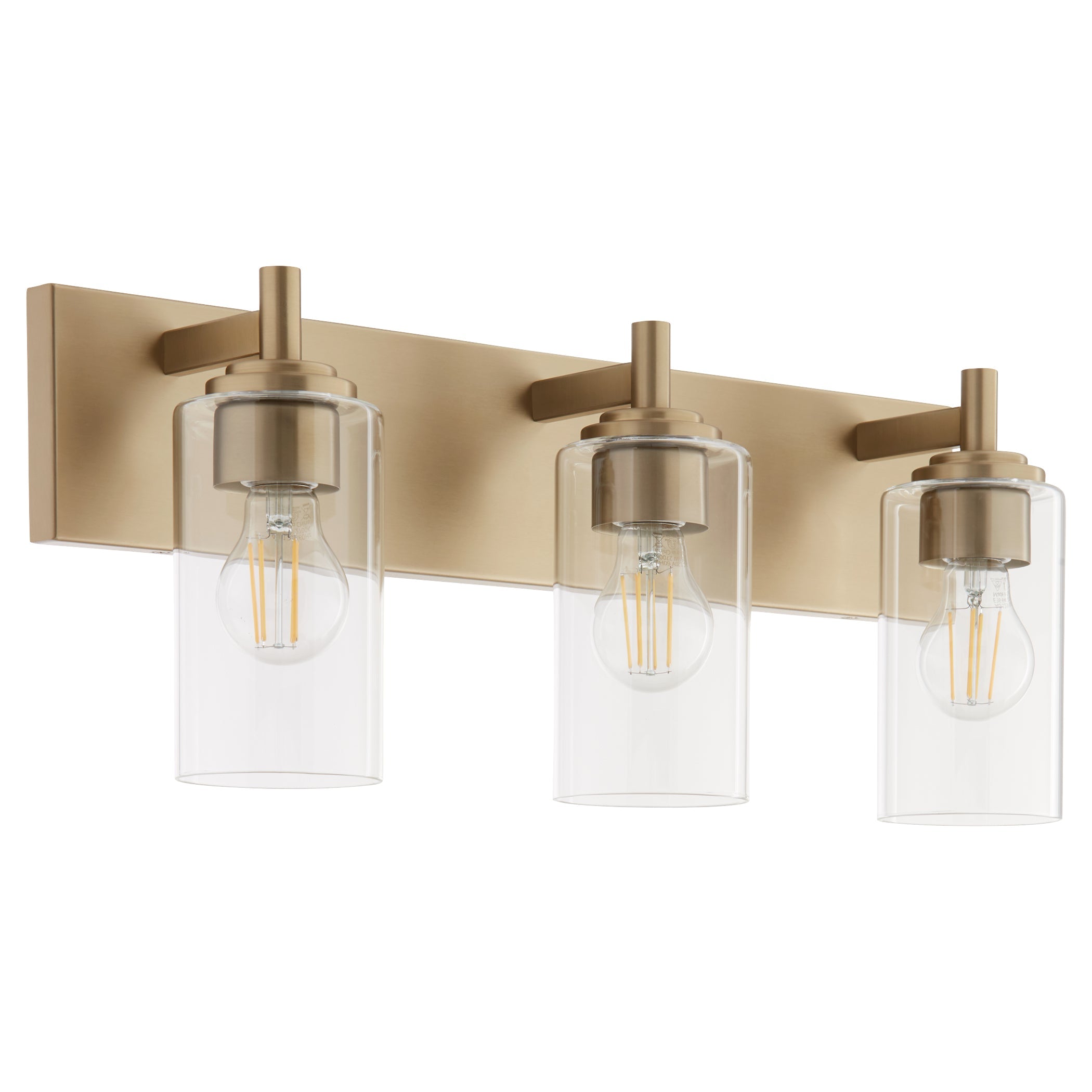 Quorum Fallstaff 5200-3-80 Vanity - Aged Brass