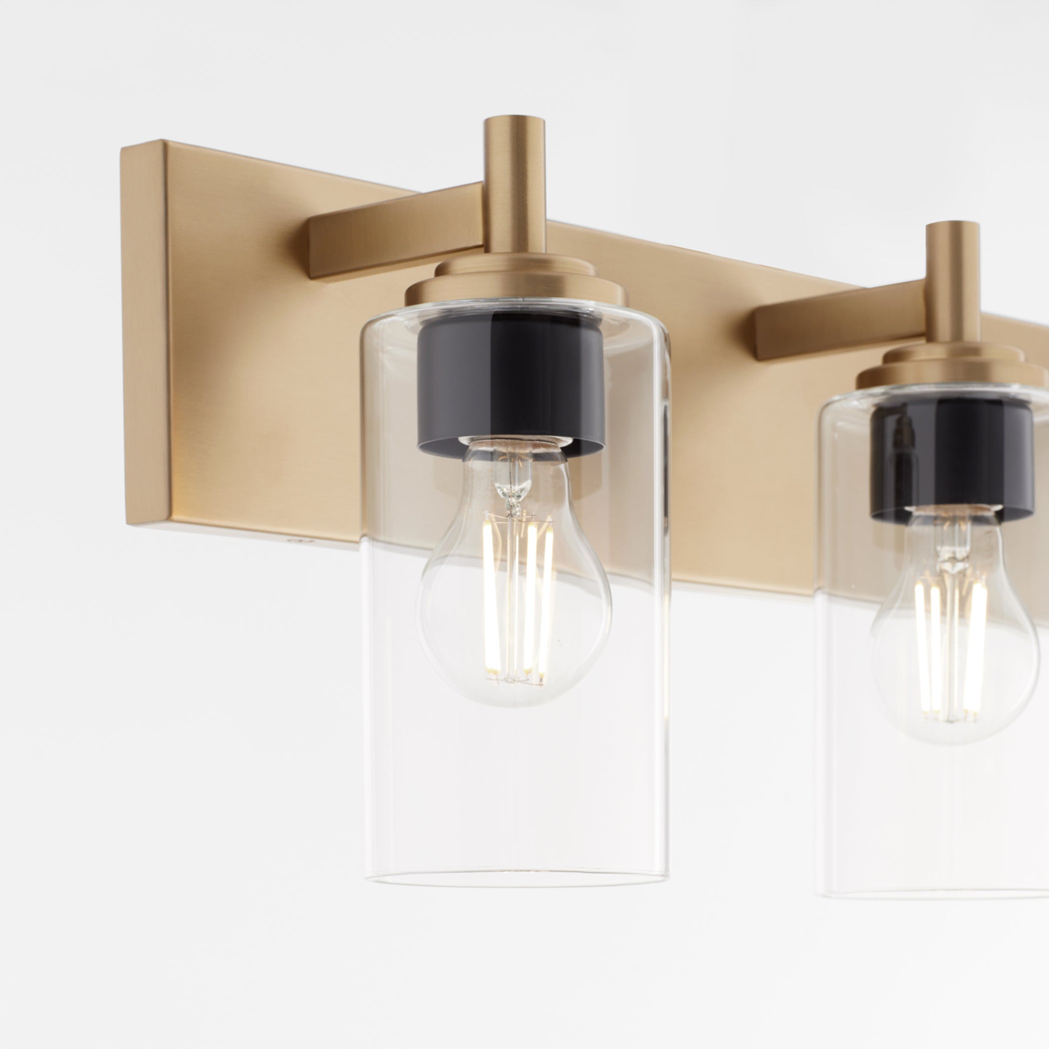 Quorum Fallstaff 5200-3-80 Vanity - Aged Brass