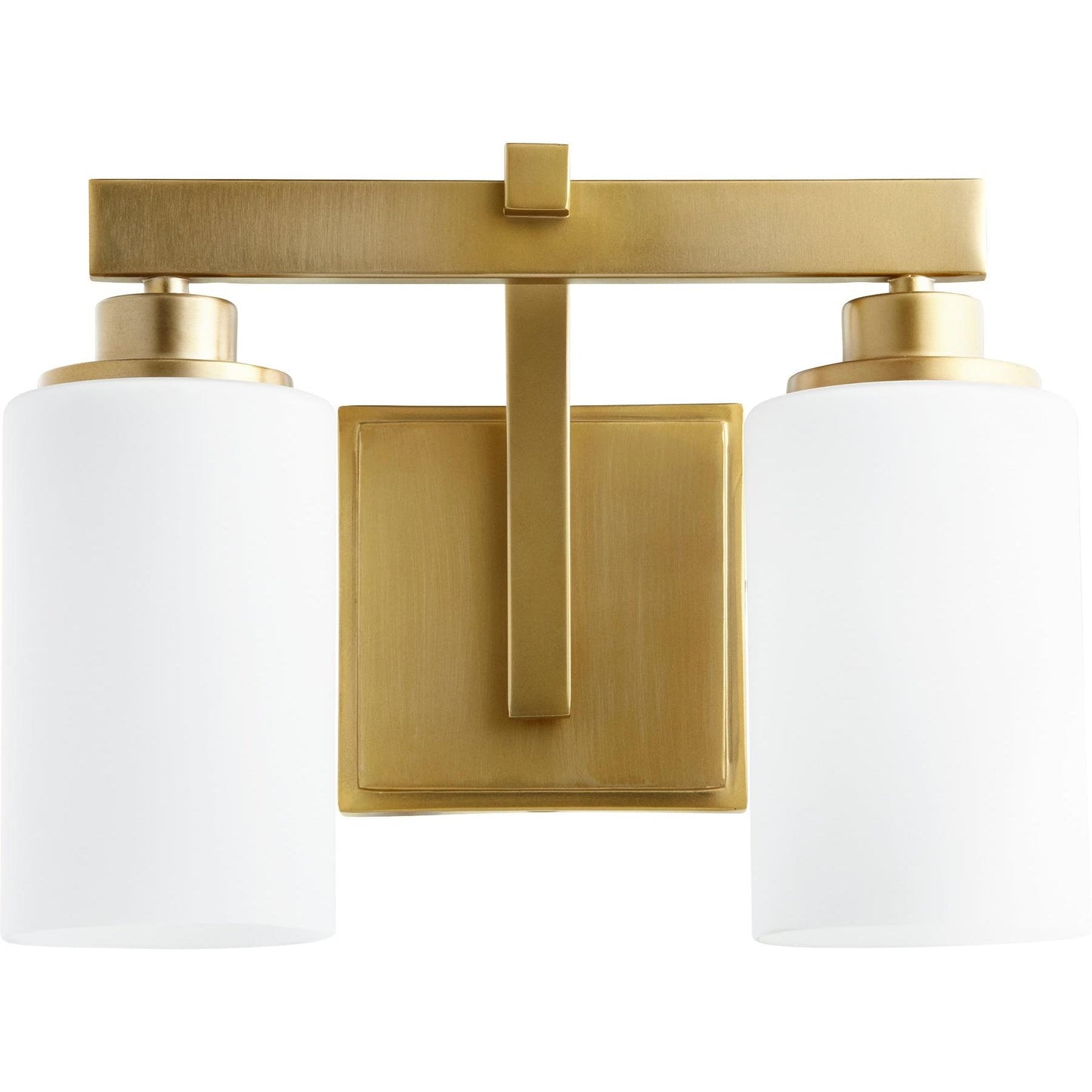 Quorum Lancaster 5207-2-80 Vanity - Aged Brass