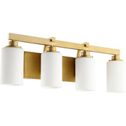 Quorum Lancaster 5207-4-80 Vanity - Aged Brass