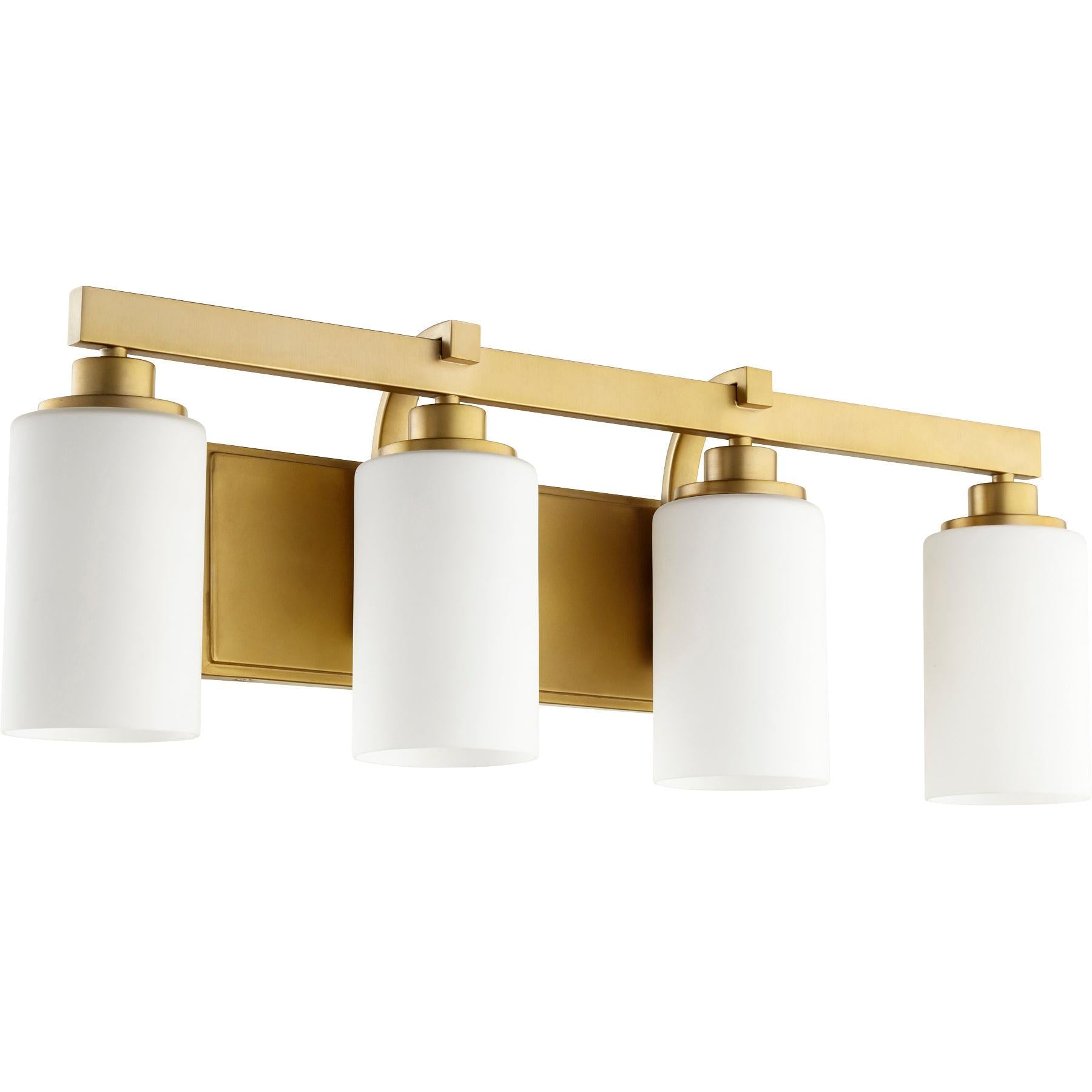 Quorum Lancaster 5207-4-80 Vanity - Aged Brass
