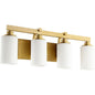 Quorum Lancaster 5207-4-80 Vanity - Aged Brass