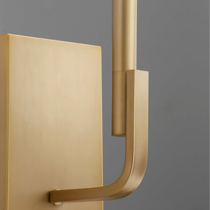 Quorum Tempo 5210-1-80 Wall Mount - Aged Brass