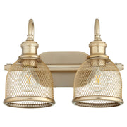 Quorum Omni 5212-2-80 Vanity - Aged Brass