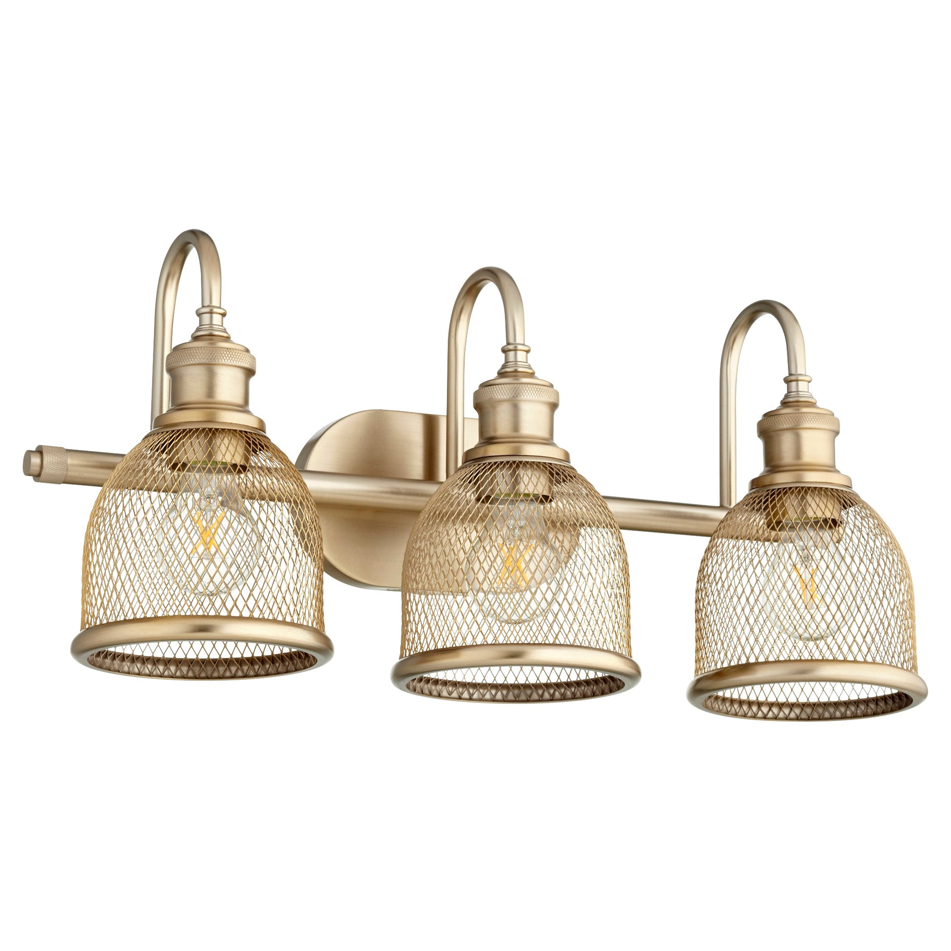 Quorum Omni 5212-3-80 Vanity - Aged Brass