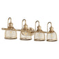 Quorum Omni 5212-4-80 Vanity - Aged Brass