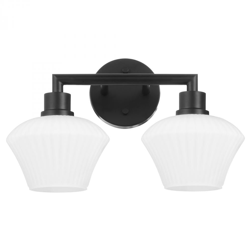 Quorum International BELLEVIEW 5221-2-59 Bathroom Fixture Contemporary - Matte Black