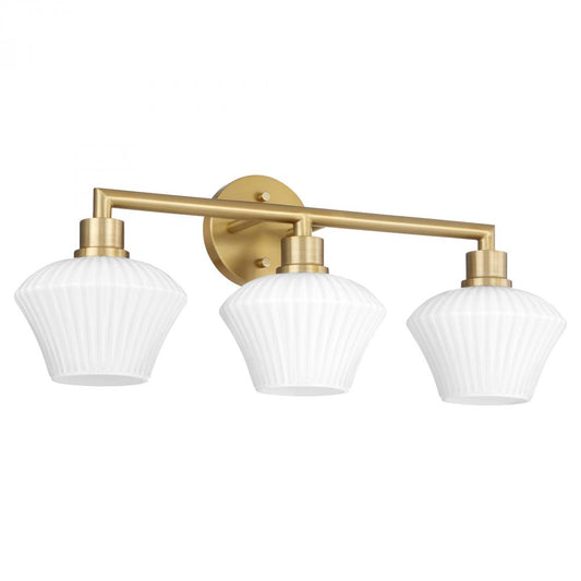 Quorum International BELLEVIEW 5221-3-80 Bathroom Fixture Contemporary - Aged Brass