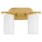 Quorum International AYALA 5228-2-80 Bathroom Fixture Contemporary - Aged Brass