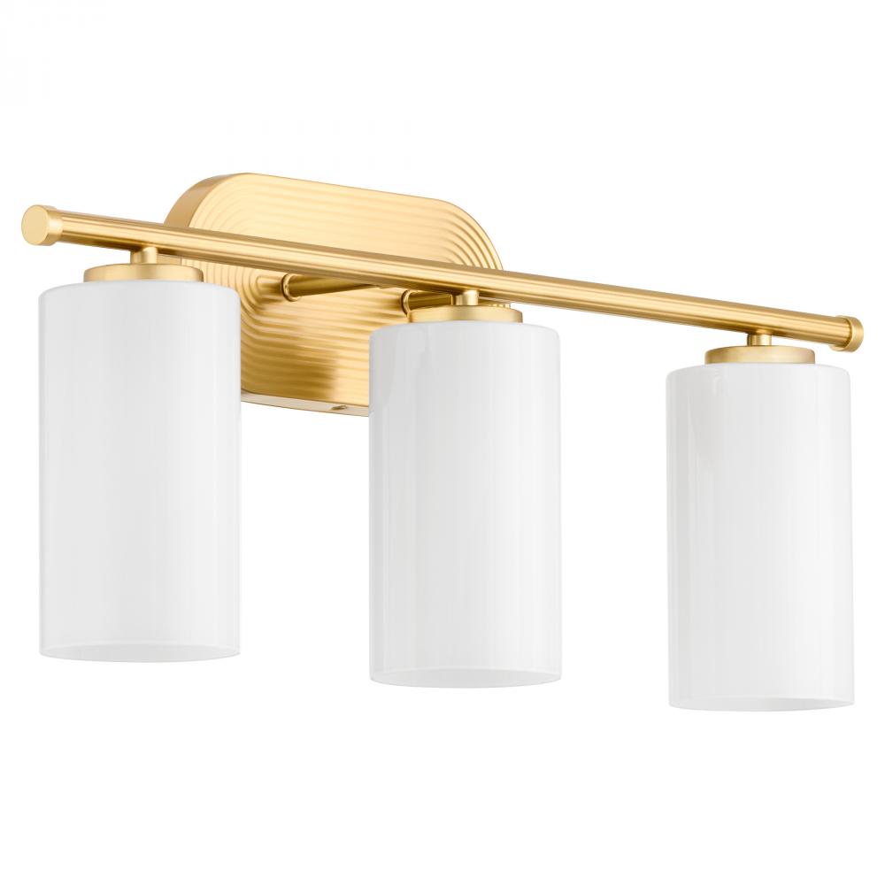 Quorum International AYALA 5228-3-80 Bathroom Fixture Contemporary - Aged Brass