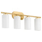 Quorum International BELINDER 5228-4-80 Bathroom Fixture Contemporary - Aged Brass