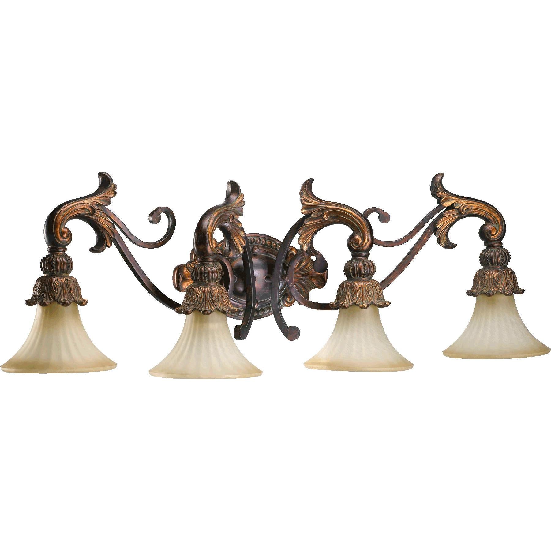 Quorum Madeleine 5230-4-88 Vanity - Corsican Gold