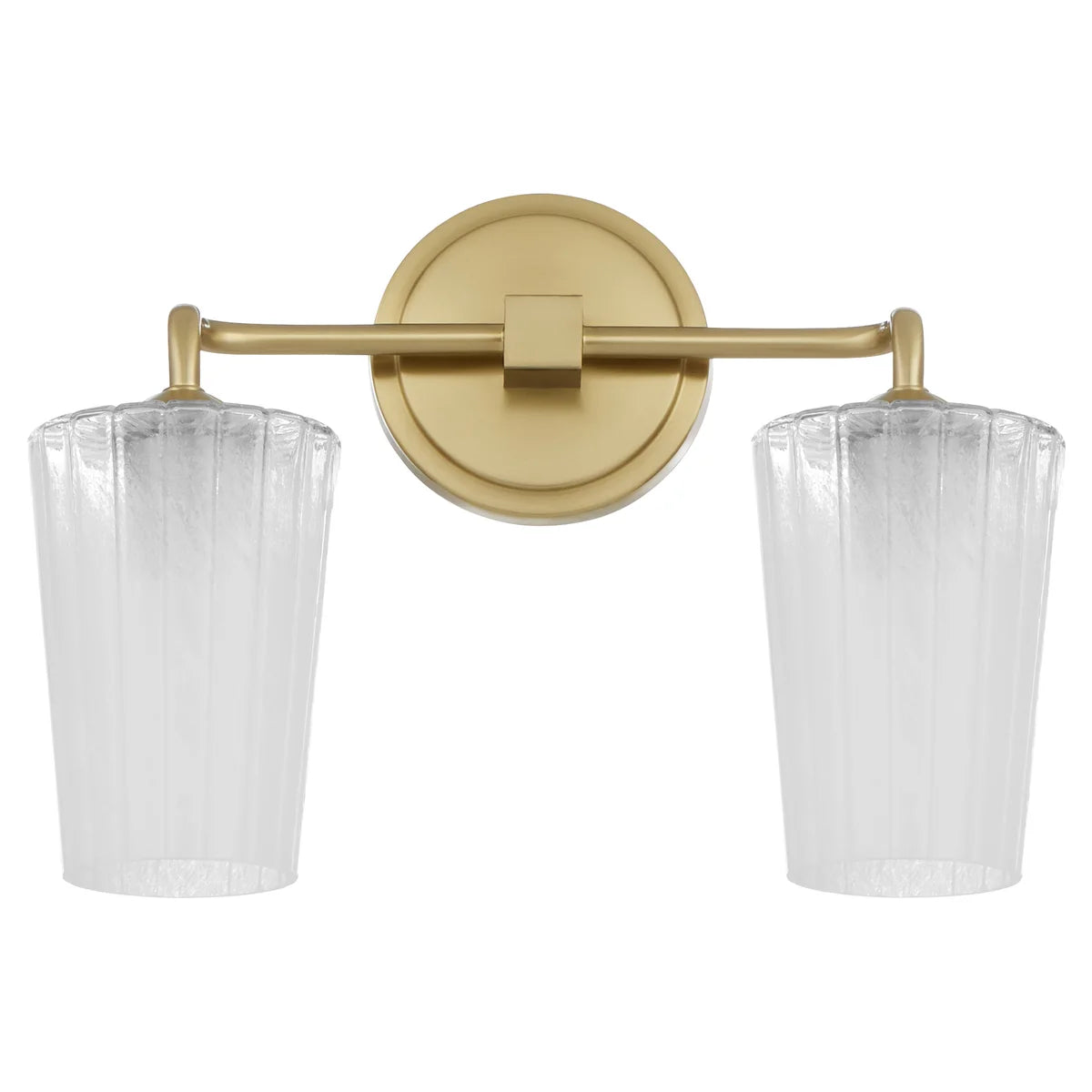 Quorum International PROVIDENCE 5238-2-80 2 Light Vanity Bathroom Fixture Transitional - Aged Brass