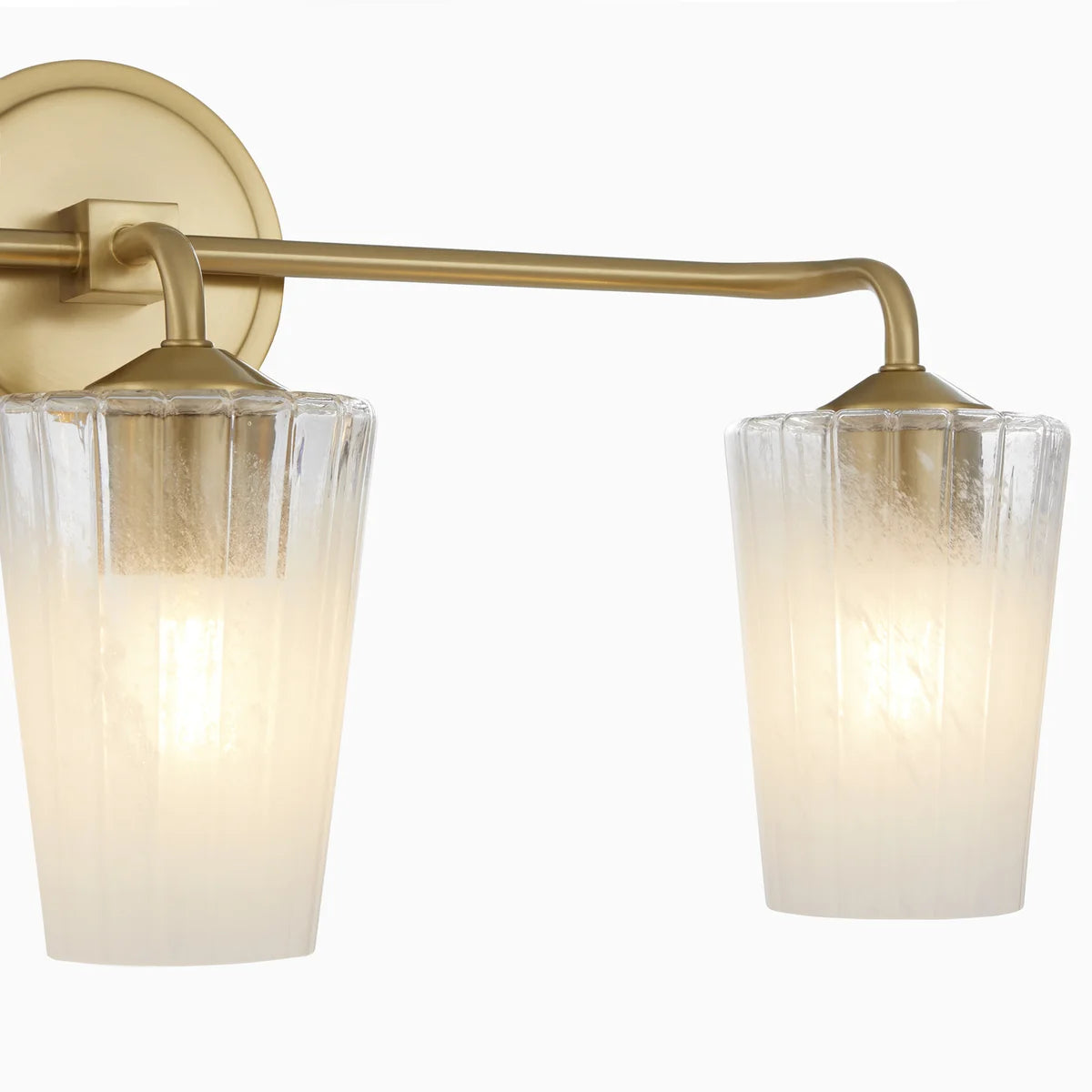 Quorum International PROVIDENCE 5238-3-80 3 Light Vanity Bathroom Fixture Transitional- Aged Brass