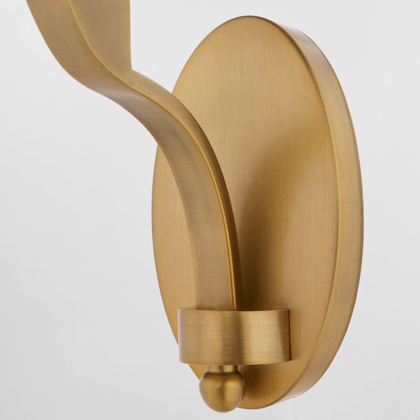 Quorum Chantelle 5240-1-47 Sconce, UL Damp Rated, Brushed Brass