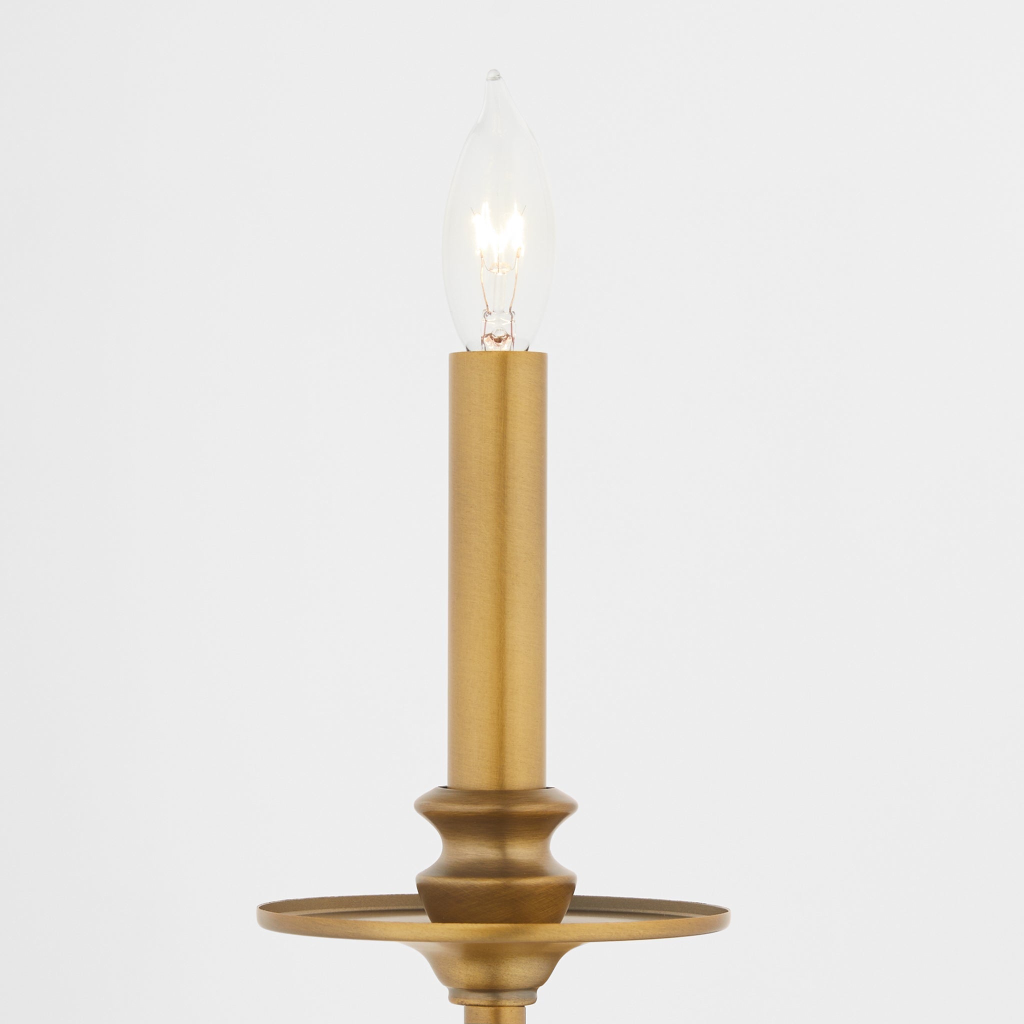 Quorum Chantelle 5240-1-47 Sconce, UL Damp Rated, Brushed Brass