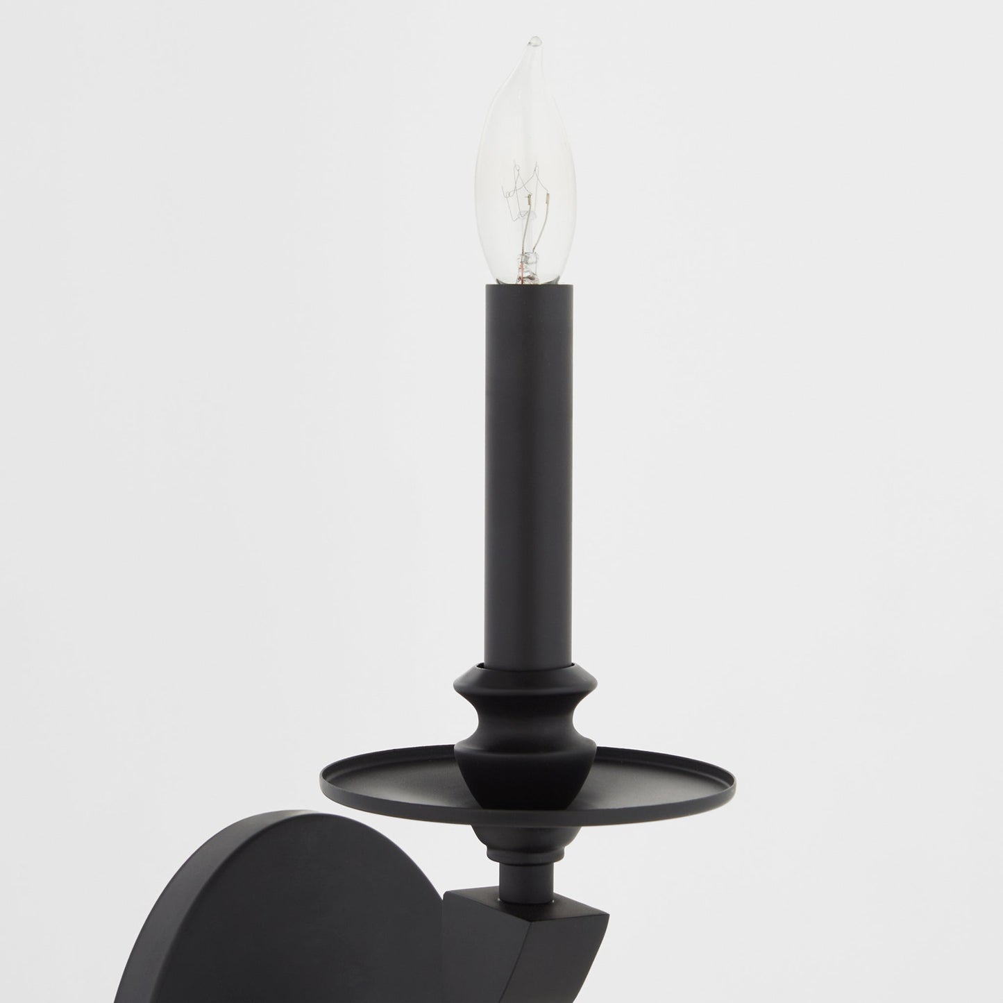 Quorum Chantelle 5240-1-59 Sconce, UL Damp Rated, Matte Black