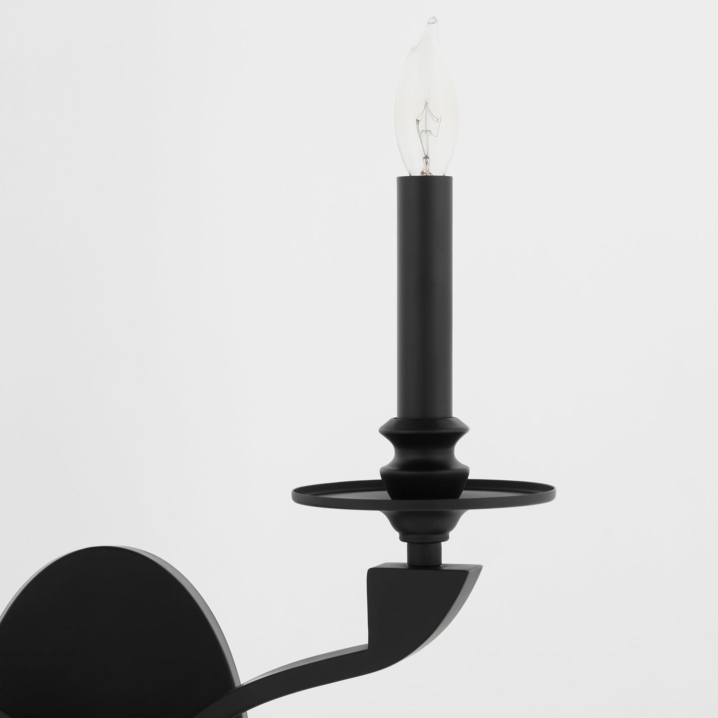 Quorum Chantelle 5240-2-59 Sconce, UL Damp Rated, Matte Black