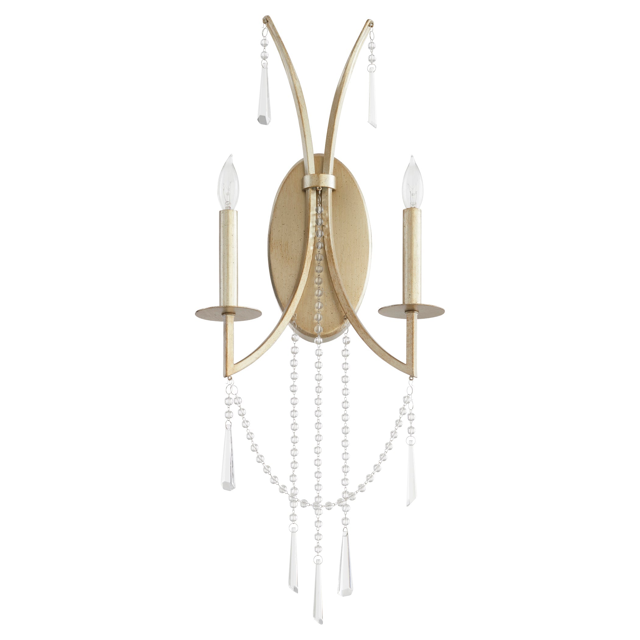 Quorum Malin 528-2-60 Wall Mount - Antique Silver