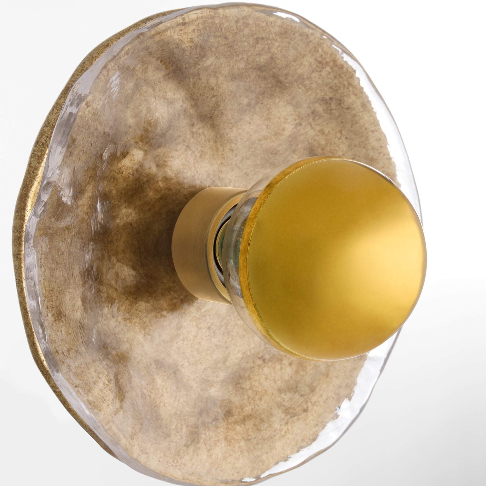 Quorum Del Rey 53-8-47 Wall Sconce, UL Damp Rated, Brushed Brass