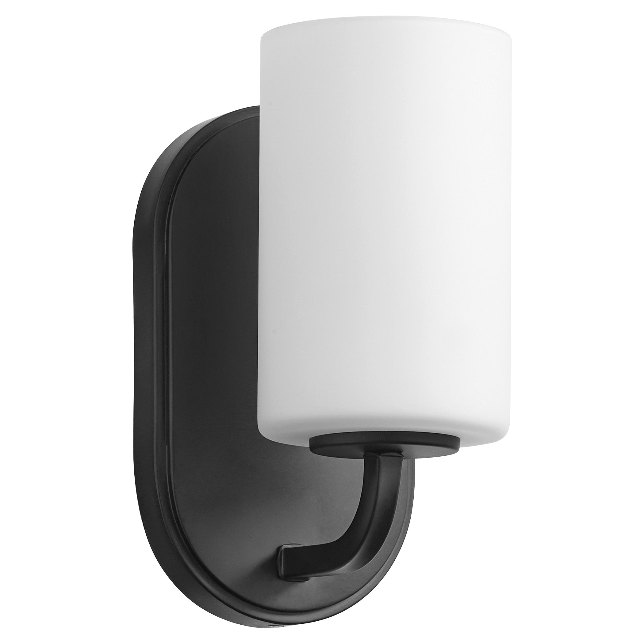 Quorum 5307-1-59 Wall Mount, UL Damp Rated, Matte Black