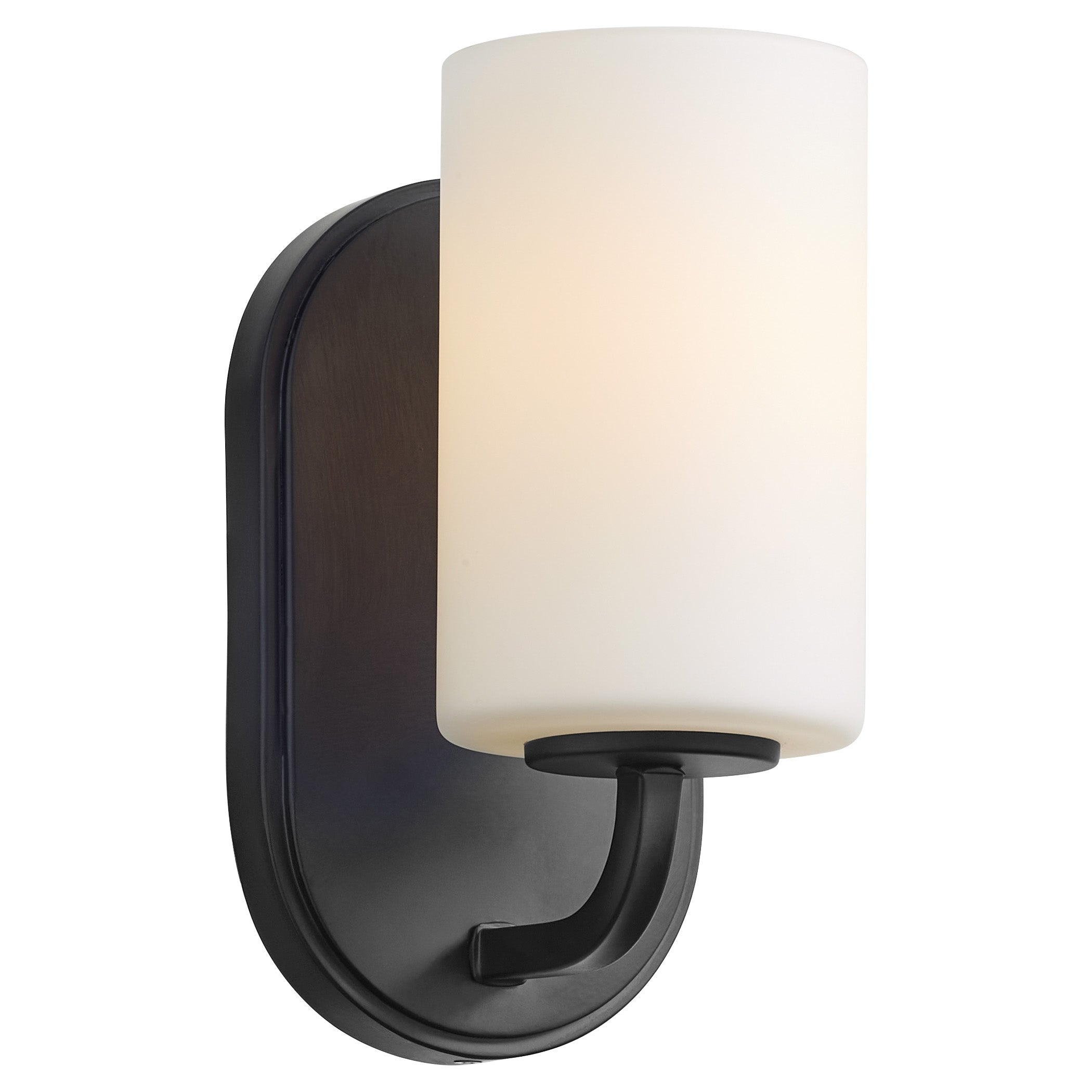 Quorum 5307-1-59 Wall Mount, UL Damp Rated, Matte Black