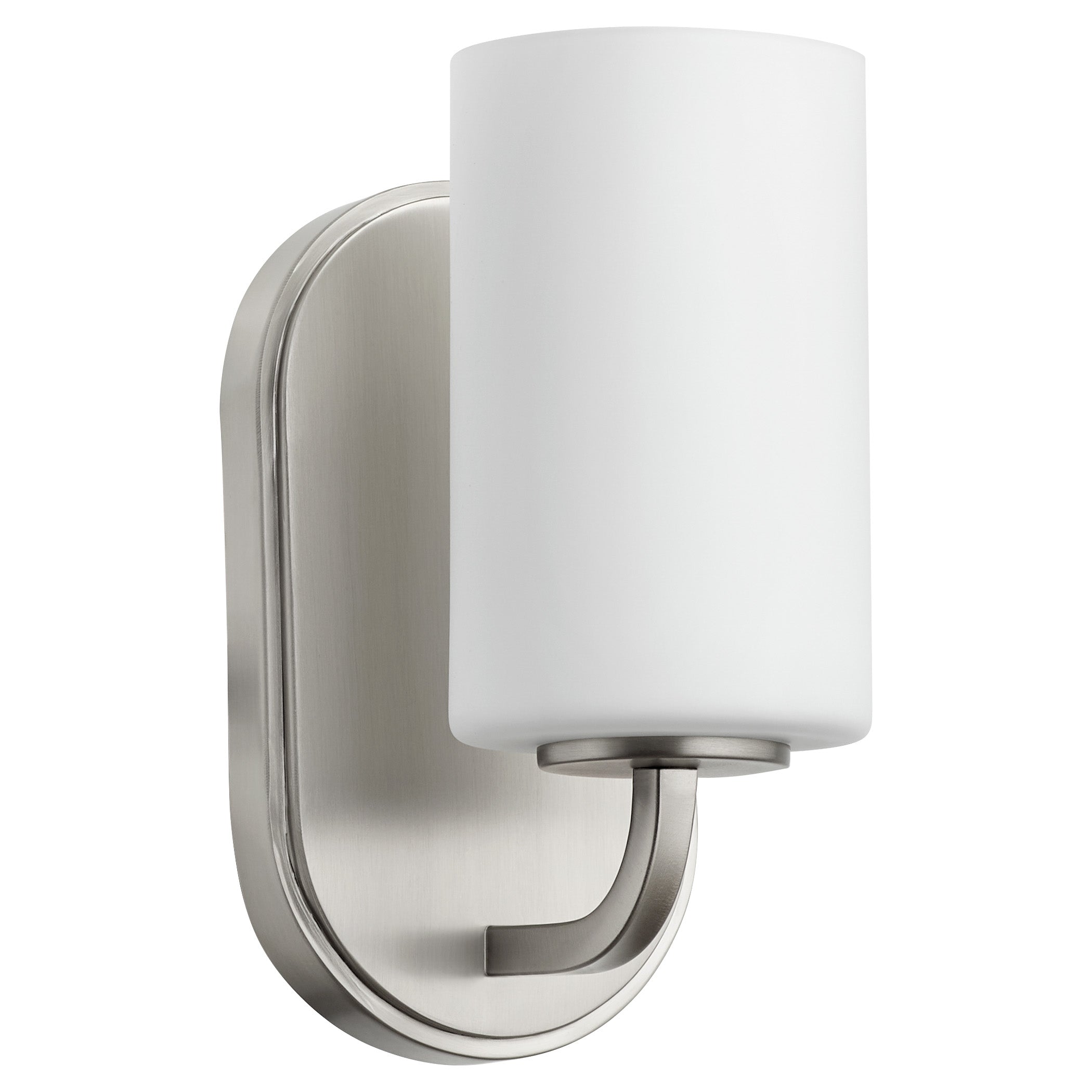 Quorum 5307-1-65 Wall Mount, UL Damp Rated, Satin Nickel