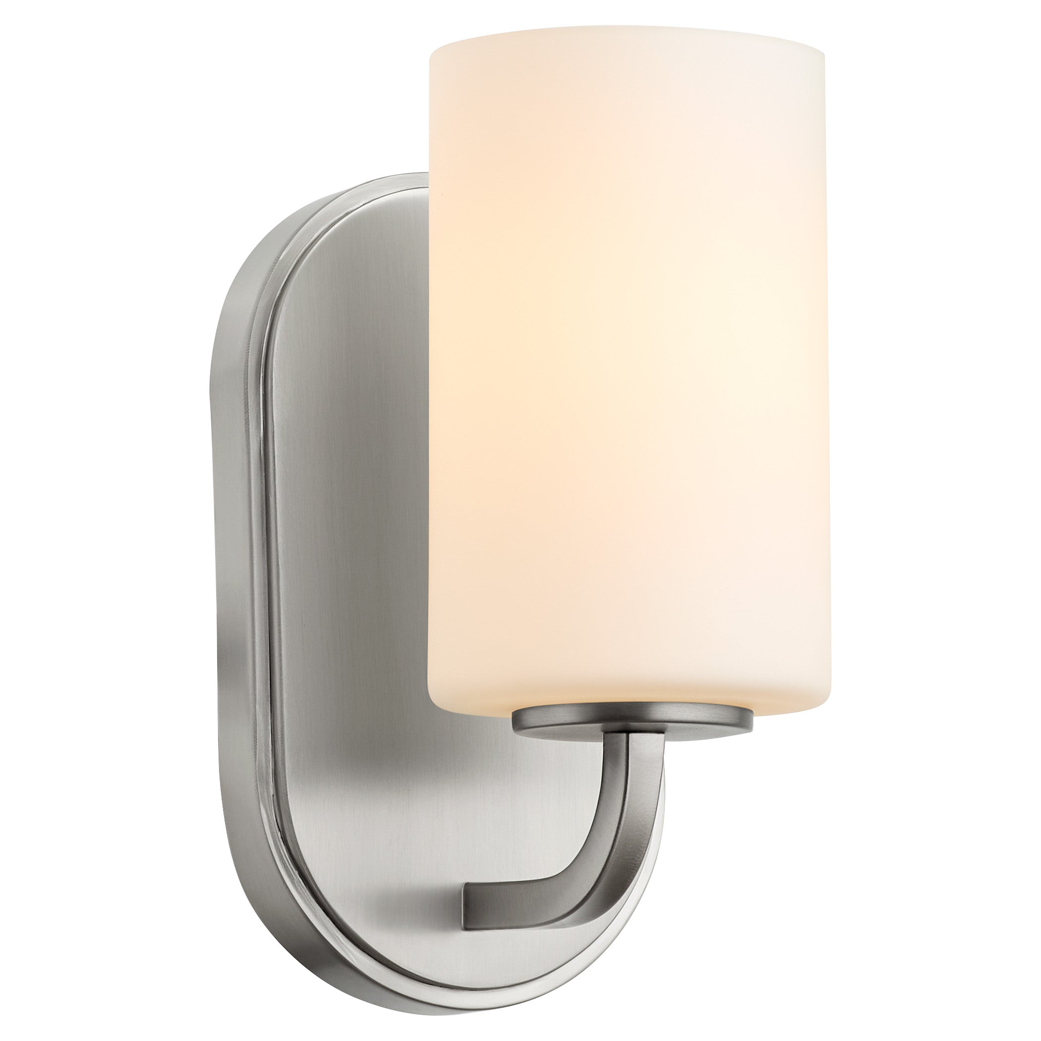 Quorum 5307-1-65 Wall Mount, UL Damp Rated, Satin Nickel