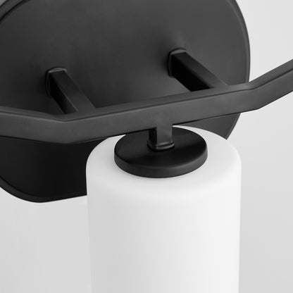 Quorum Rutherford 5307-3-59 Vanity Light Fixture, UL Damp Rated, Matte Black