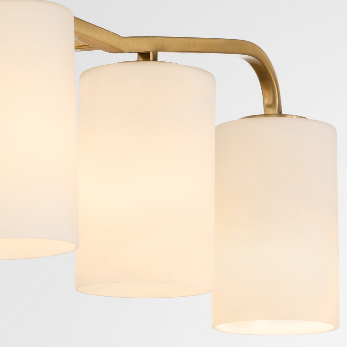 Quorum Lighting Rutherford 5307-4-47 Vanity Light Fixture, UL Damp Rated, Brushed Brass