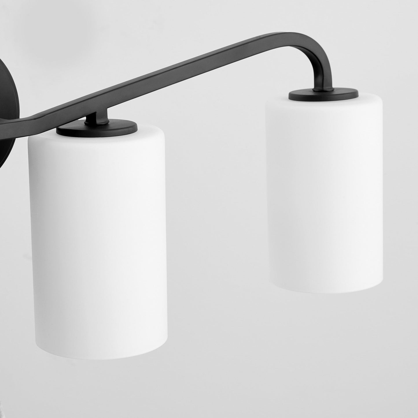 Quorum Rutherford 5307-4-59 Vanity Light Fixture, UL Damp Rated, Matte Black
