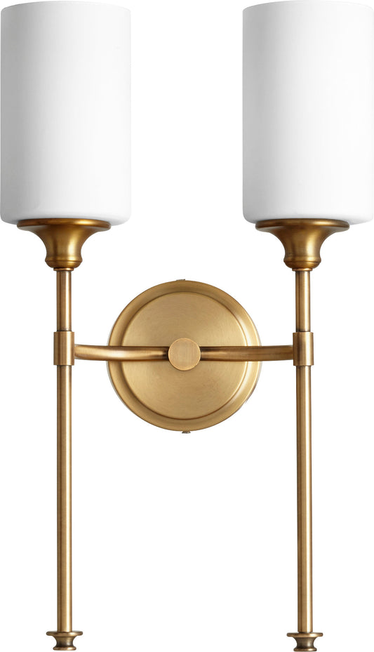 Quorum Celeste 5309-2-80 Wall Mount - Aged Brass