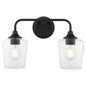 Quorum International RAYMOND 5313-2-59 2 Light Vanity Bathroom Fixture Transitional - Matte Black