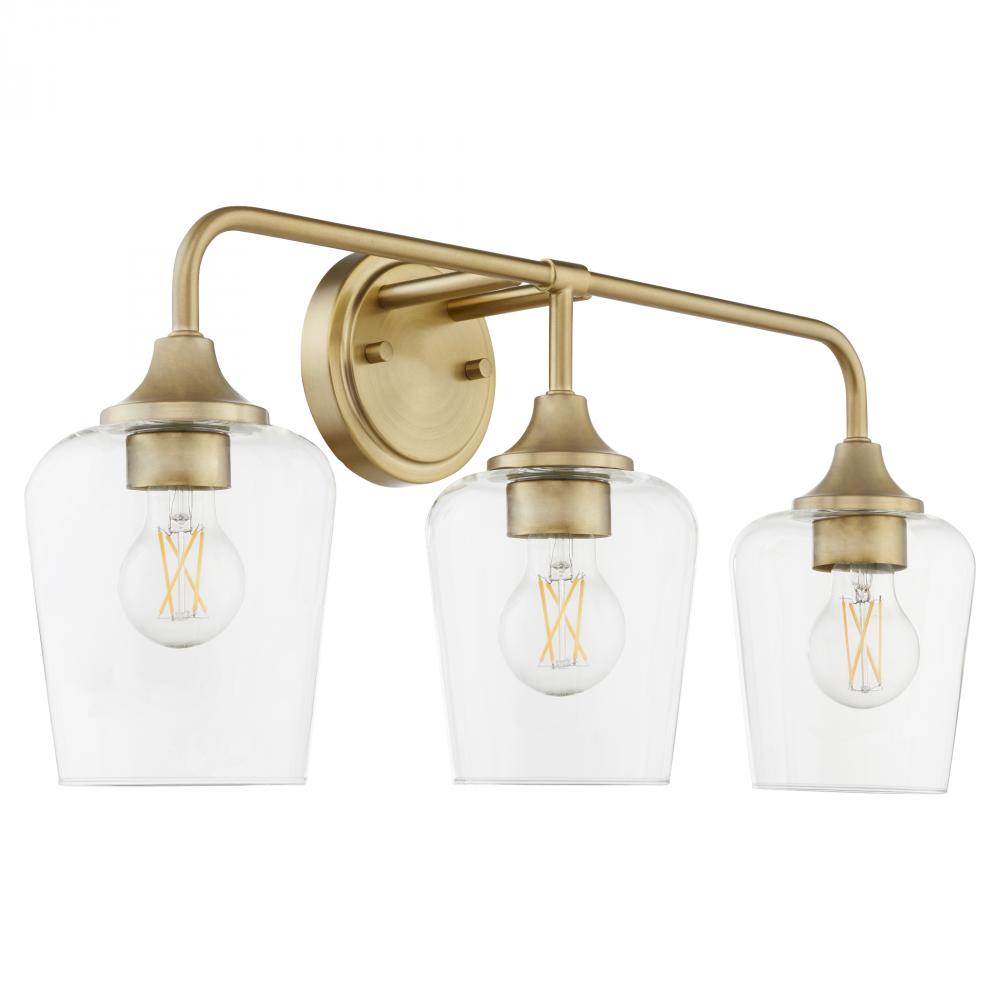 Quorum International PROVIDENCE 5313-3-80 Bathroom Fixture - Aged Brass