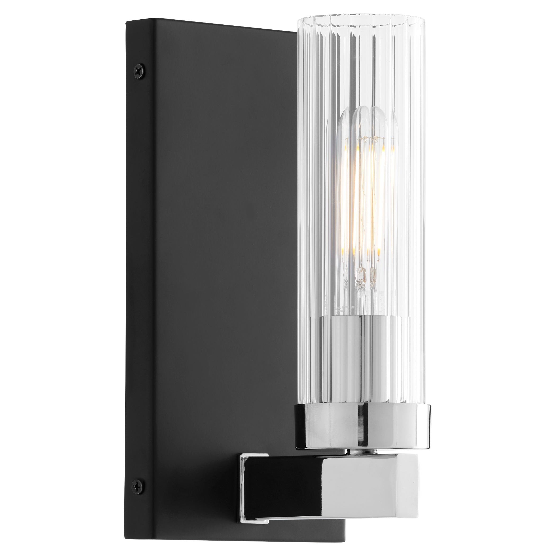 Quorum Kilbey 533-1-5914 Vanity - Matte Black W/ Chrome