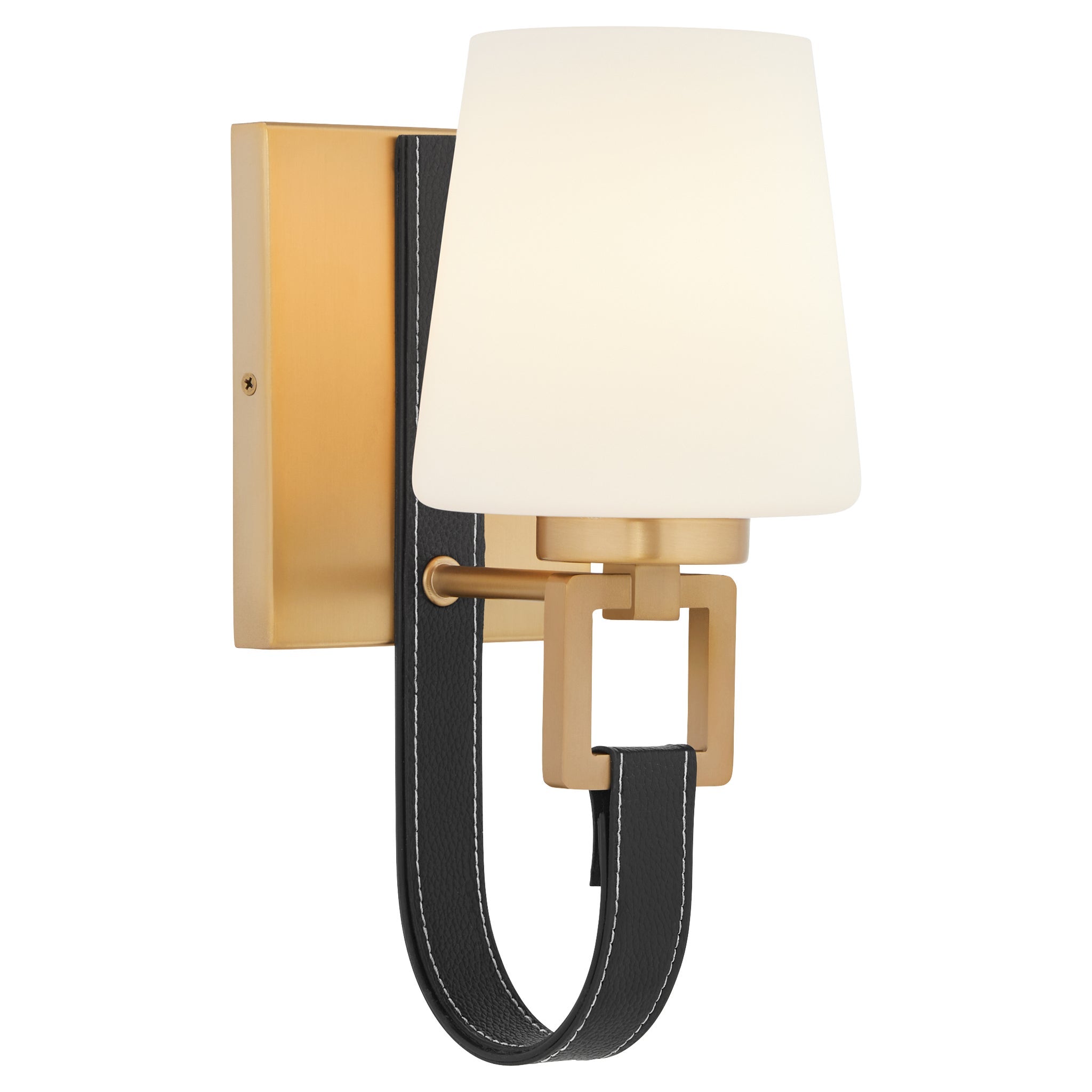 Quorum 535-1-80 Wall Mount, UL Damp Rated, Aged Brass