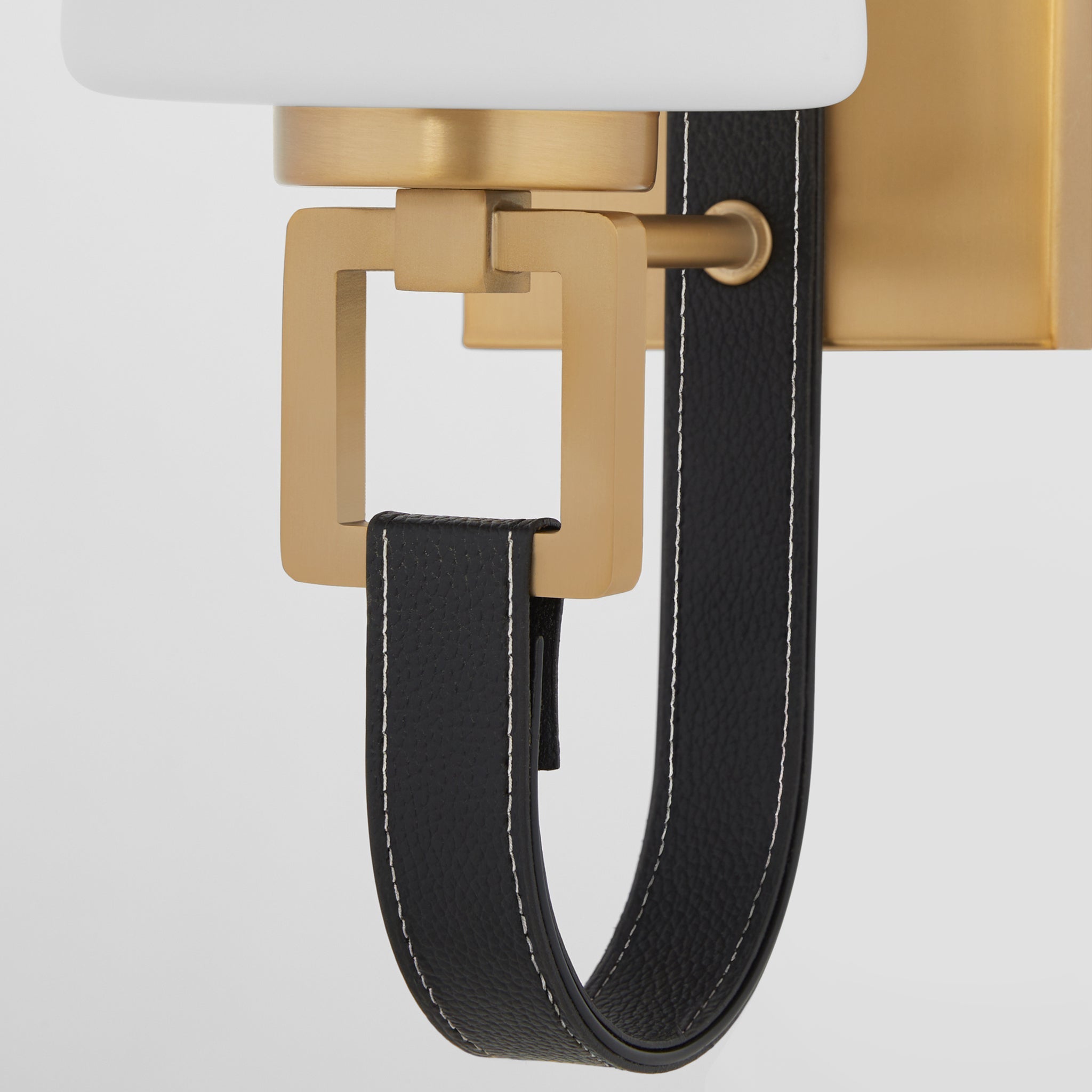Quorum 535-1-80 Wall Mount, UL Damp Rated, Aged Brass