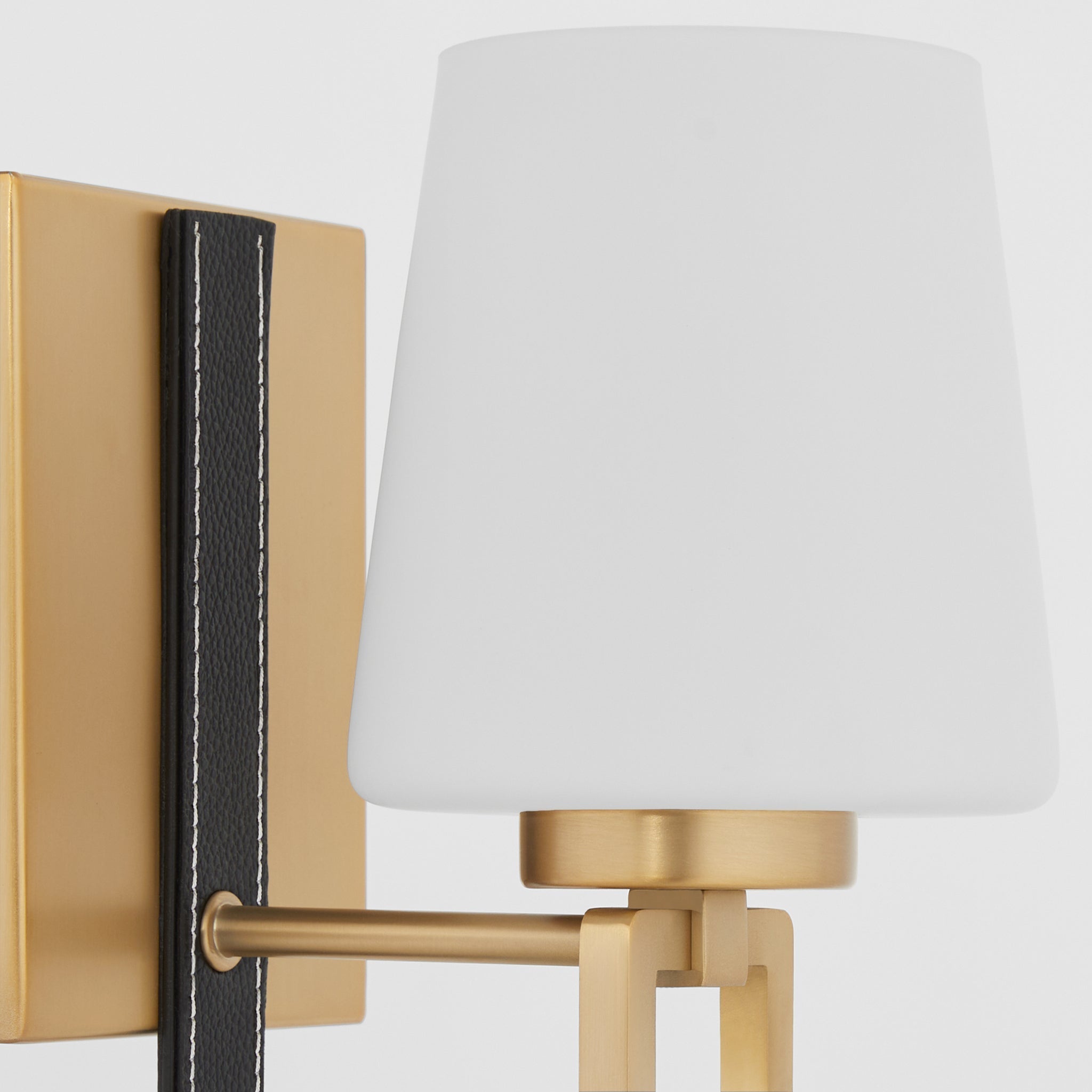 Quorum 535-1-80 Wall Mount, UL Damp Rated, Aged Brass