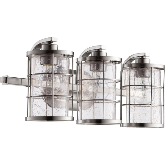 Quorum Ellis 5364-3-65 Vanity - Satin Nickel