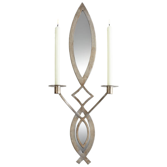 Cyan Design 06030 Exclamation Wall Candle Holder - Mystic Silver