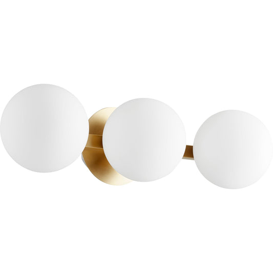 Quorum 539-3-80 Vanity - Aged Brass