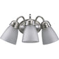 Quorum 5403-3-165 Wall Mount - Satin Nickel