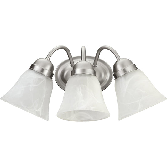 Quorum 5403-3-65 Wall Mount - Satin Nickel